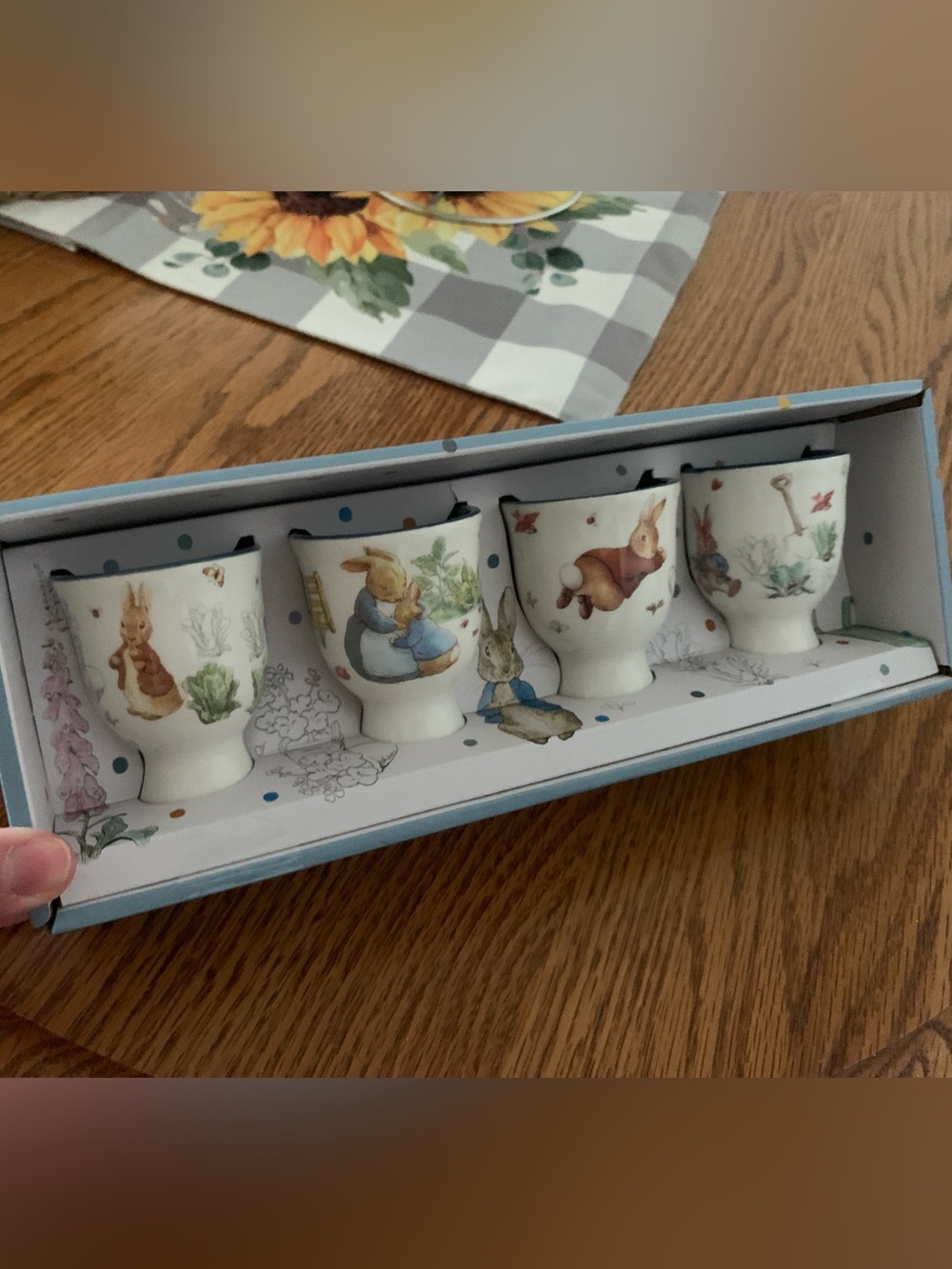 Peter Rabbit Egg Cups - set of 4